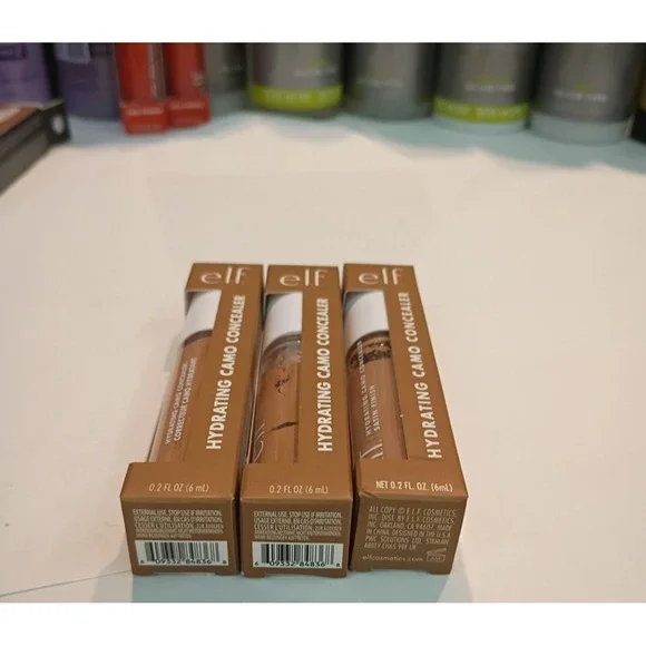 ELF Hydrating Camo Concealer, Tan Neutral - .2fl oz. - 3 Pack - Picture 2 of 5